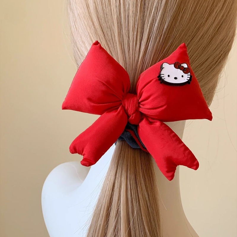 Hair Care Korean Products - Simpatico cartone animato rosso Hello Kitty